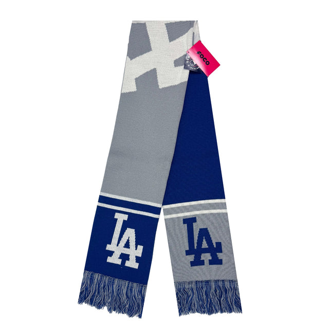 Los Angeles Dodgers Color Block Double - Sided Scarf - FOCO -