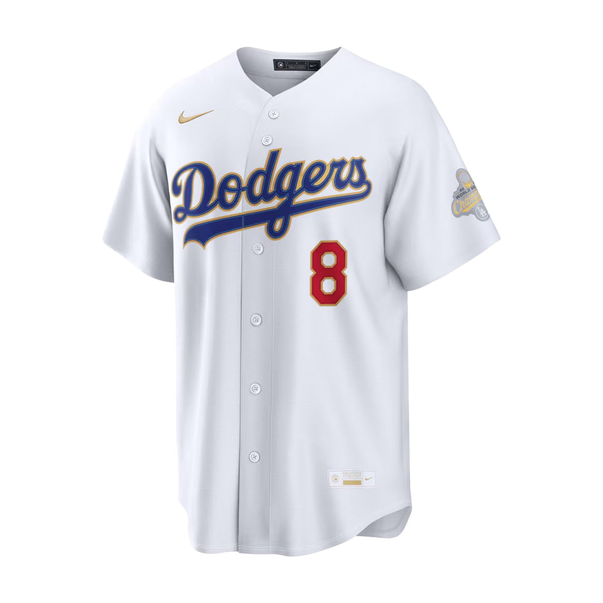 Los Angeles Dodgers Enrique Hernández 2026 Gold Collection White Limited Jersey - Nike - 312302411201