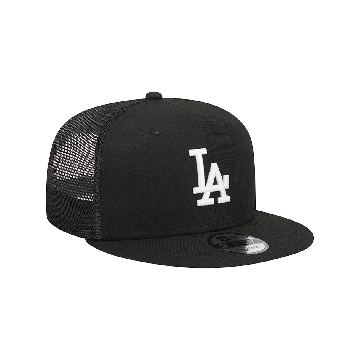 Los Angeles Dodgers Evergreen Black 9FIFTY Snapback Trucker Hat ( WHY DRAFT? ) - New Era - 23012741101
