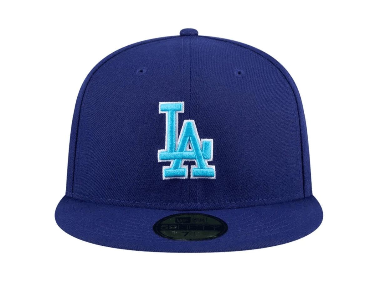 Los Angeles Dodgers Fathers Day 2024 on Field Blue UV 59FIFTY Fitted - New Era -