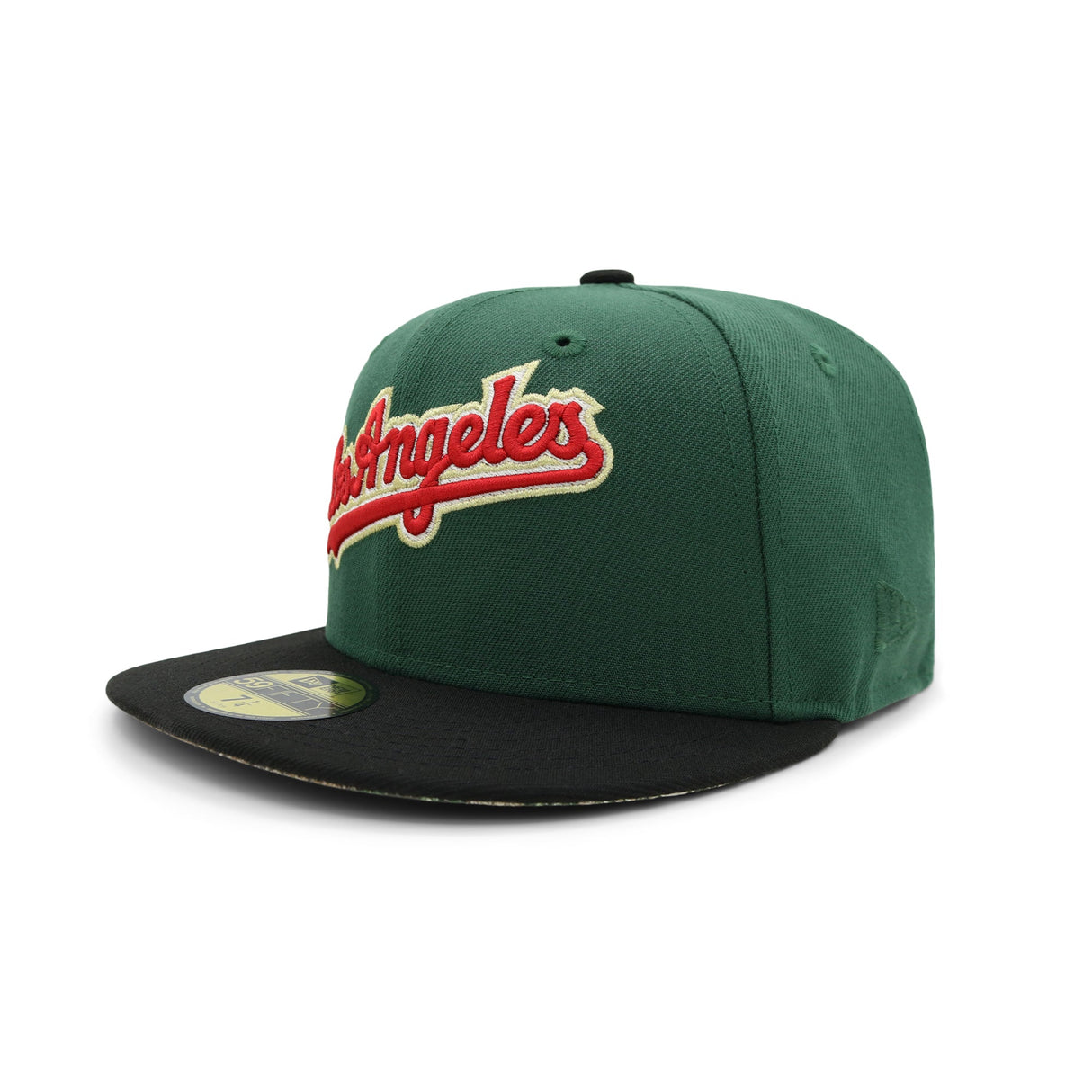 Los Angeles Dodgers Green & Red Script 40th Anniversary Patch 59FIFTY Fitted - New Era -