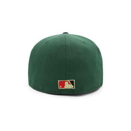 Los Angeles Dodgers Green & Red Script 40th Anniversary Patch 59FIFTY Fitted - New Era -