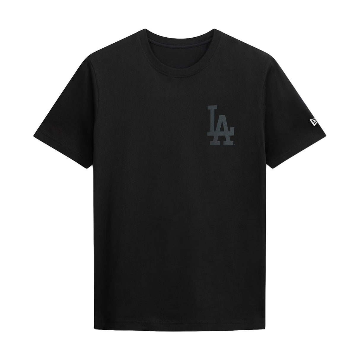 Los Angeles Dodgers LA Logo Black Graphic T-Shirt - New Era - 230491241101
