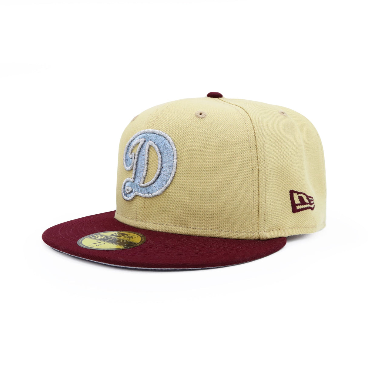 Los Angeles Dodgers Maroon Silver 59FIFTY - New Era -