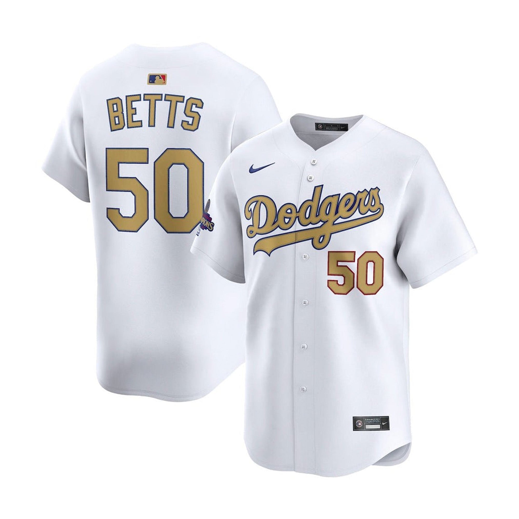 Dodgers Mookie Betts 2024 Champs Limited Jersey | Nike – Sports