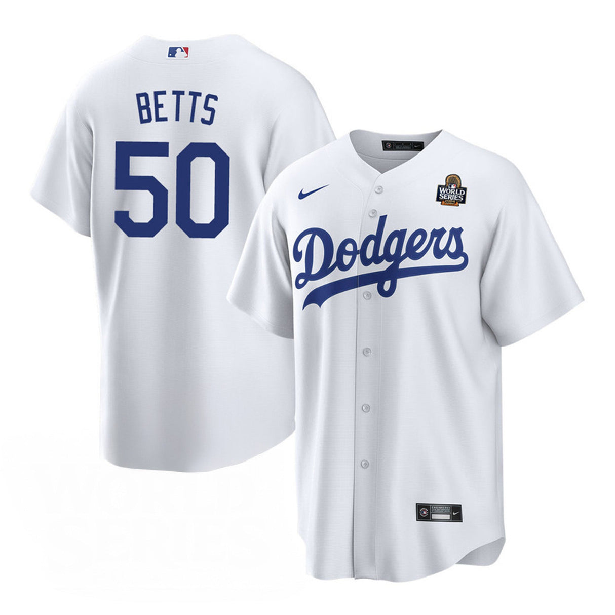 Los Angeles Dodgers Mookie Betts World Series 2024 Participant Nike® Replica Jersey - Nike -