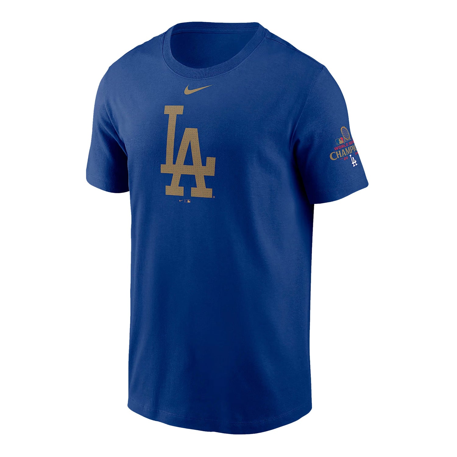 Los Angeles Dodgers Nike Royal 2025 Gold Collection LA Logo T-Shirt - Nike -