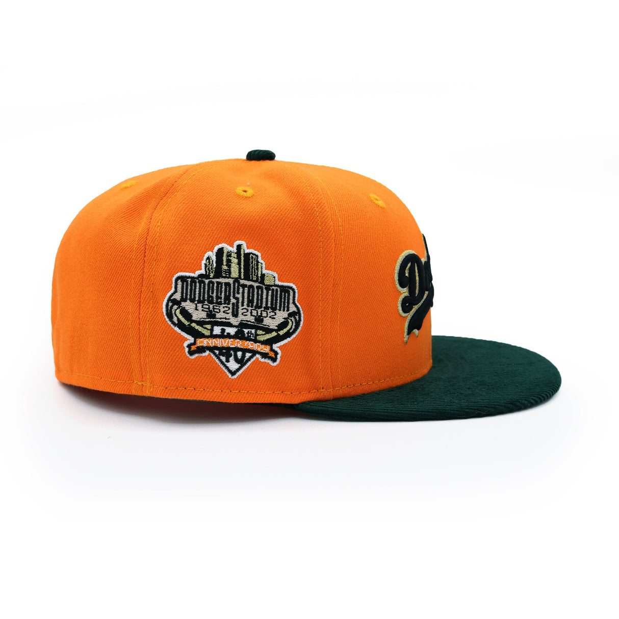 Los Angeles Dodgers Orange and Forest Corduroy REALTREE® 59FIFTY - New Era -