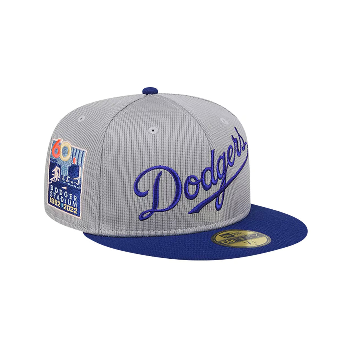 Los Angeles Dodgers Pivot Mesh Gray 59FIFTY Fitted Hat - New Era - 23052441101