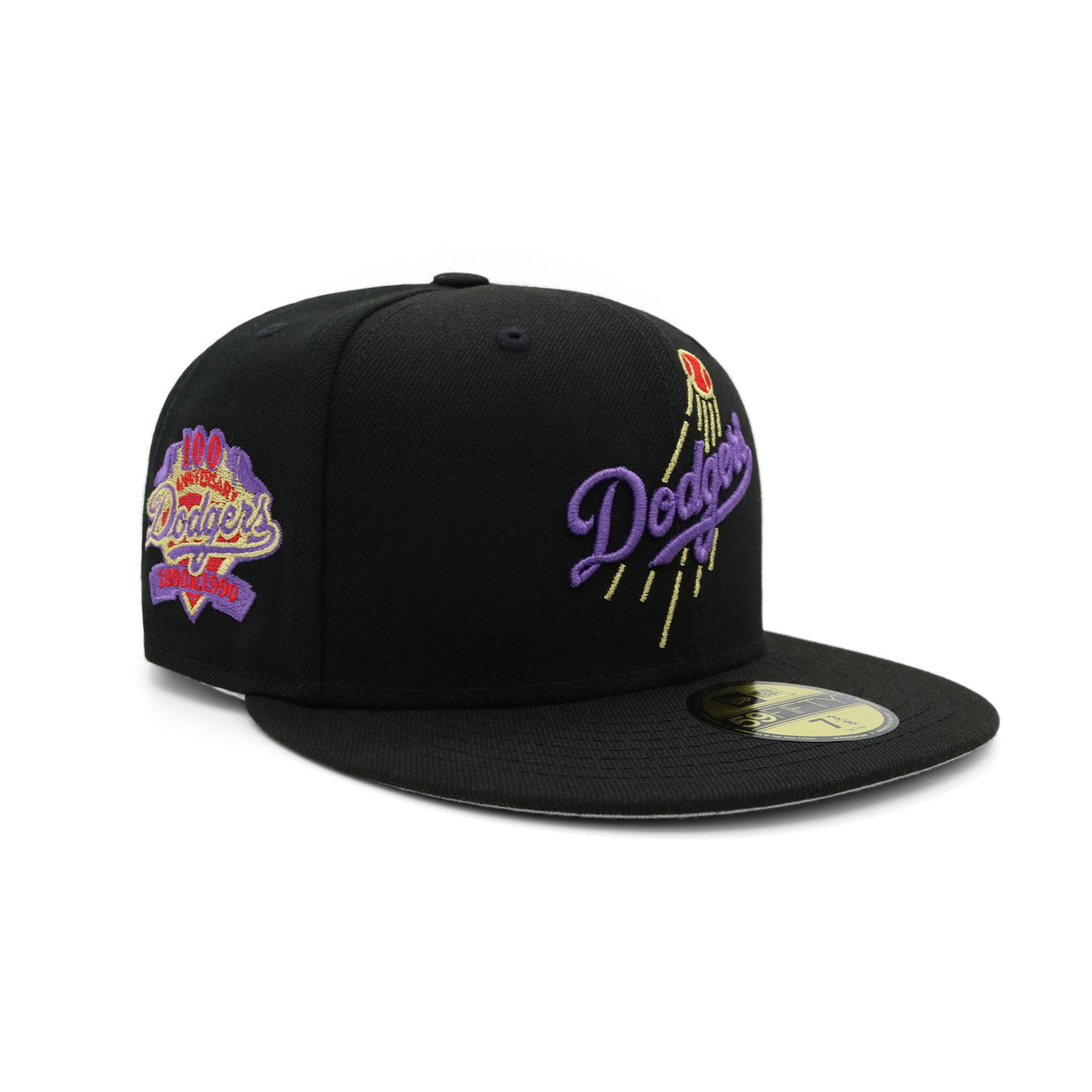 Los Angeles Dodgers Purple & Gold 100 Year Anniversary 59FIFTY Fitted - New Era -