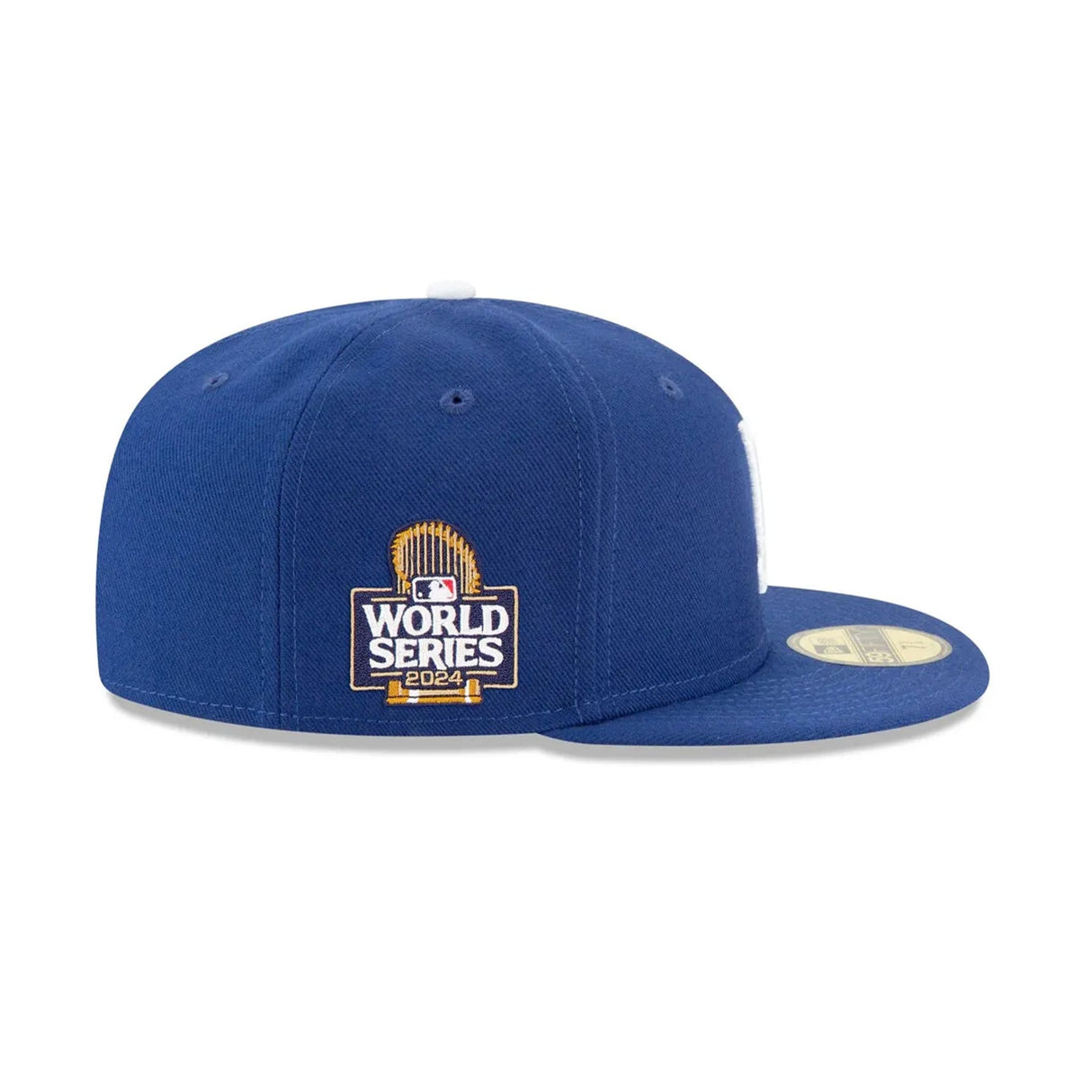 Los Angeles Dodgers Royal 2024 World Series Participant Side Patch New Era 59FIFTY Fitted Hat - New Era -