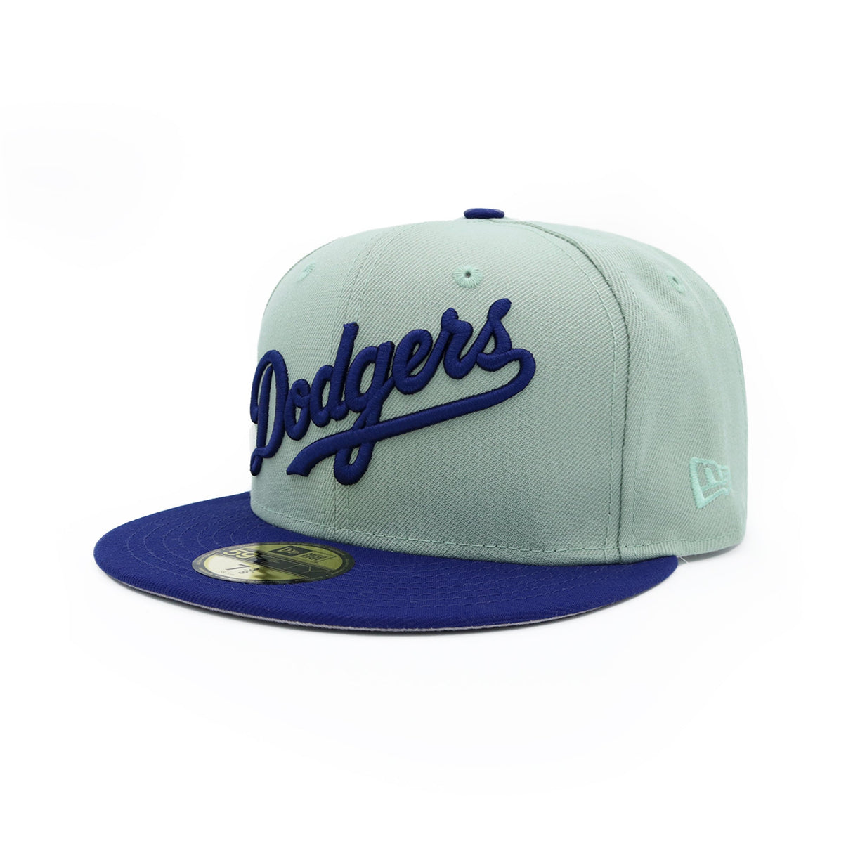 Los Angeles Dodgers Sage Blue Script 59Fifty Fitted - New Era -
