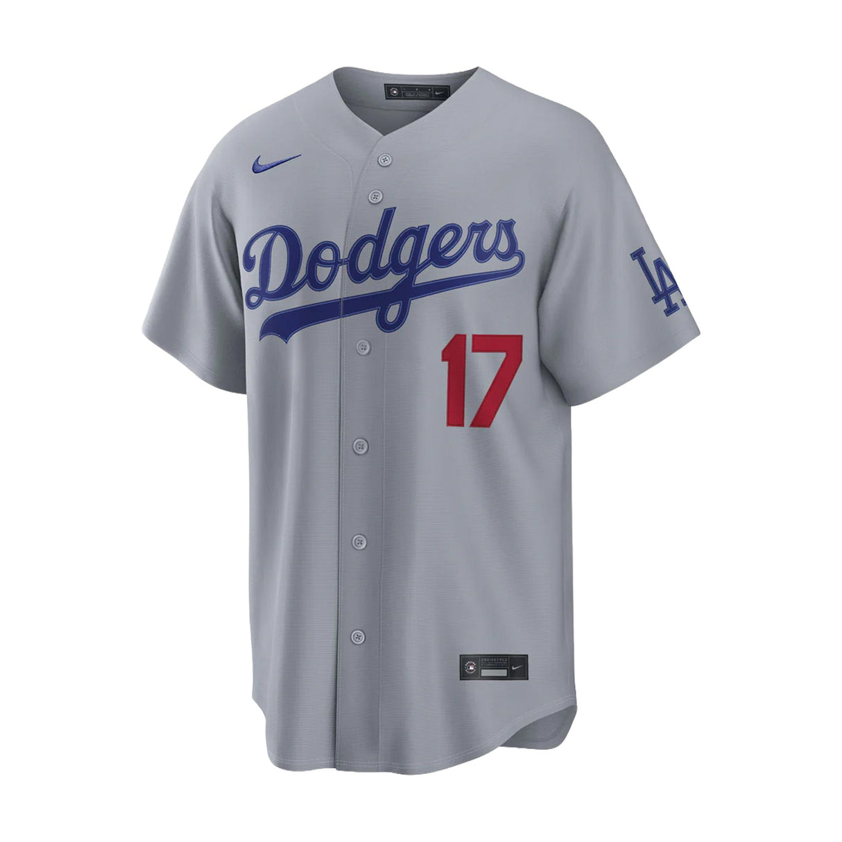 Los Angeles Dodgers Shohei Ohtani 17 Stadium Gray Jersey - Nike - 235905411117