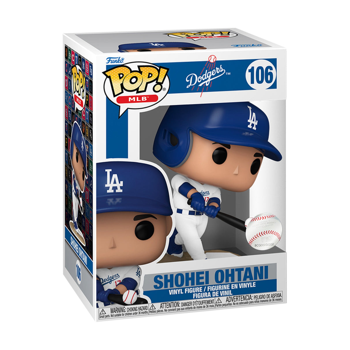 Los Angeles Dodgers Shohei Ohtani Batting Baseball Funko Pop! 106 - Funko - 150841110