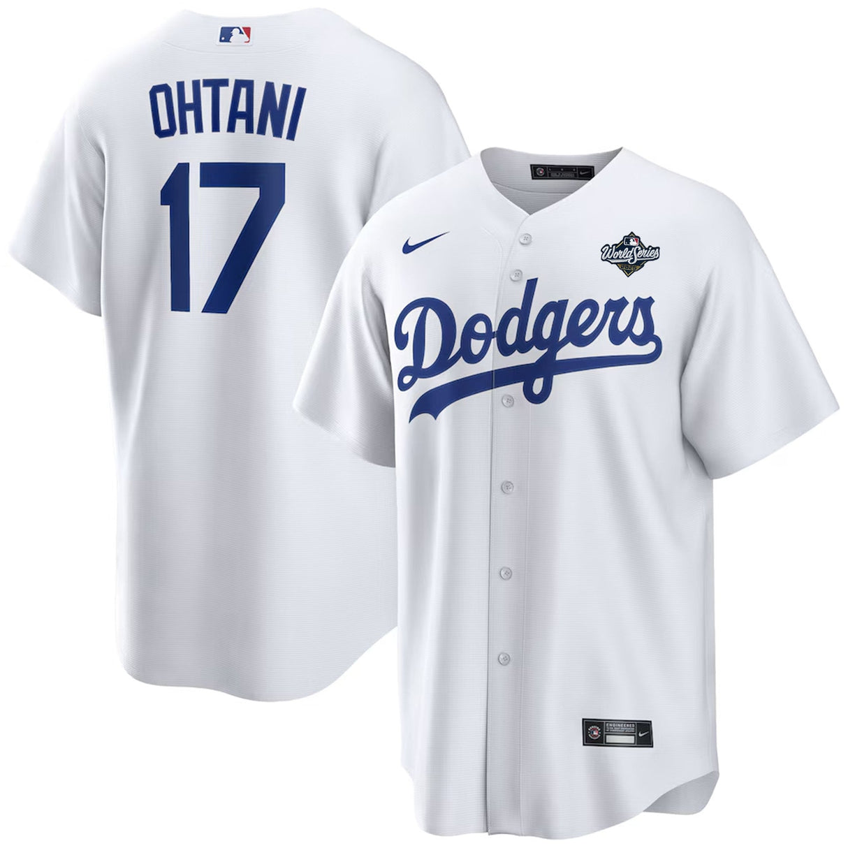 Los Angeles Dodgers Shohei Ohtani White Nike® 2025 World Series Replica Jersey - Nike -