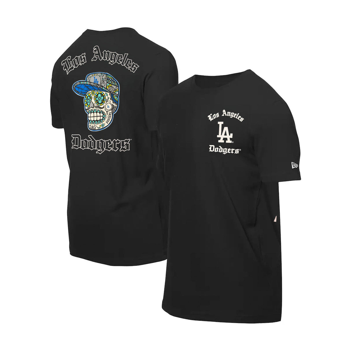 Los Angeles Dodgers Sugar Skull Black T-Shirt - New Era - 230490241117