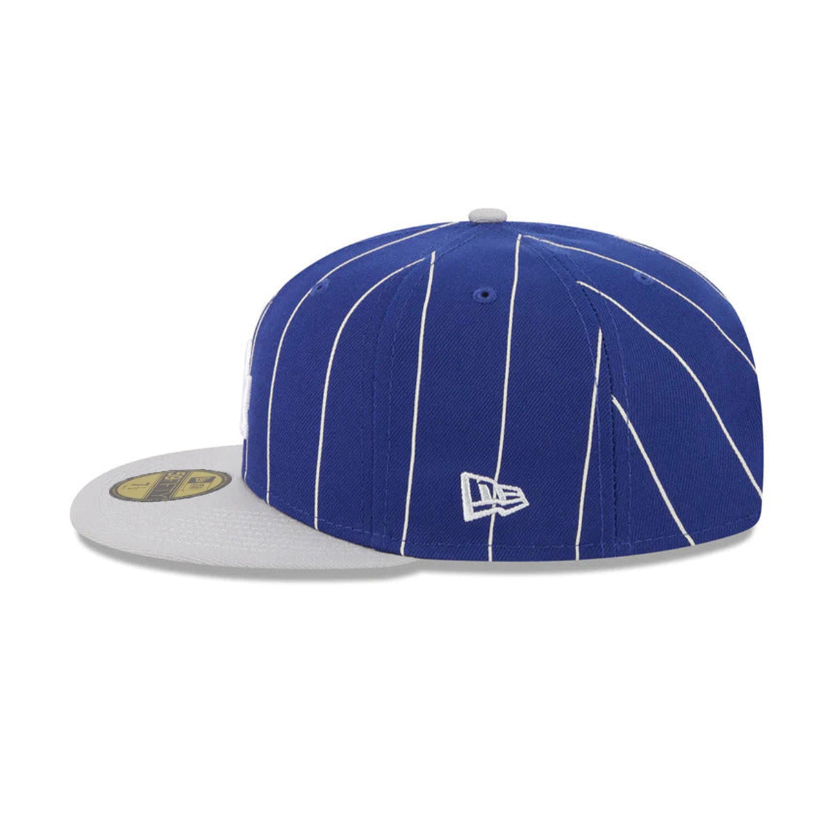 Los Angeles Dodgers Throwback Blue Pinstripe 59FIFTY Fitted Hat - New Era - 230160141101
