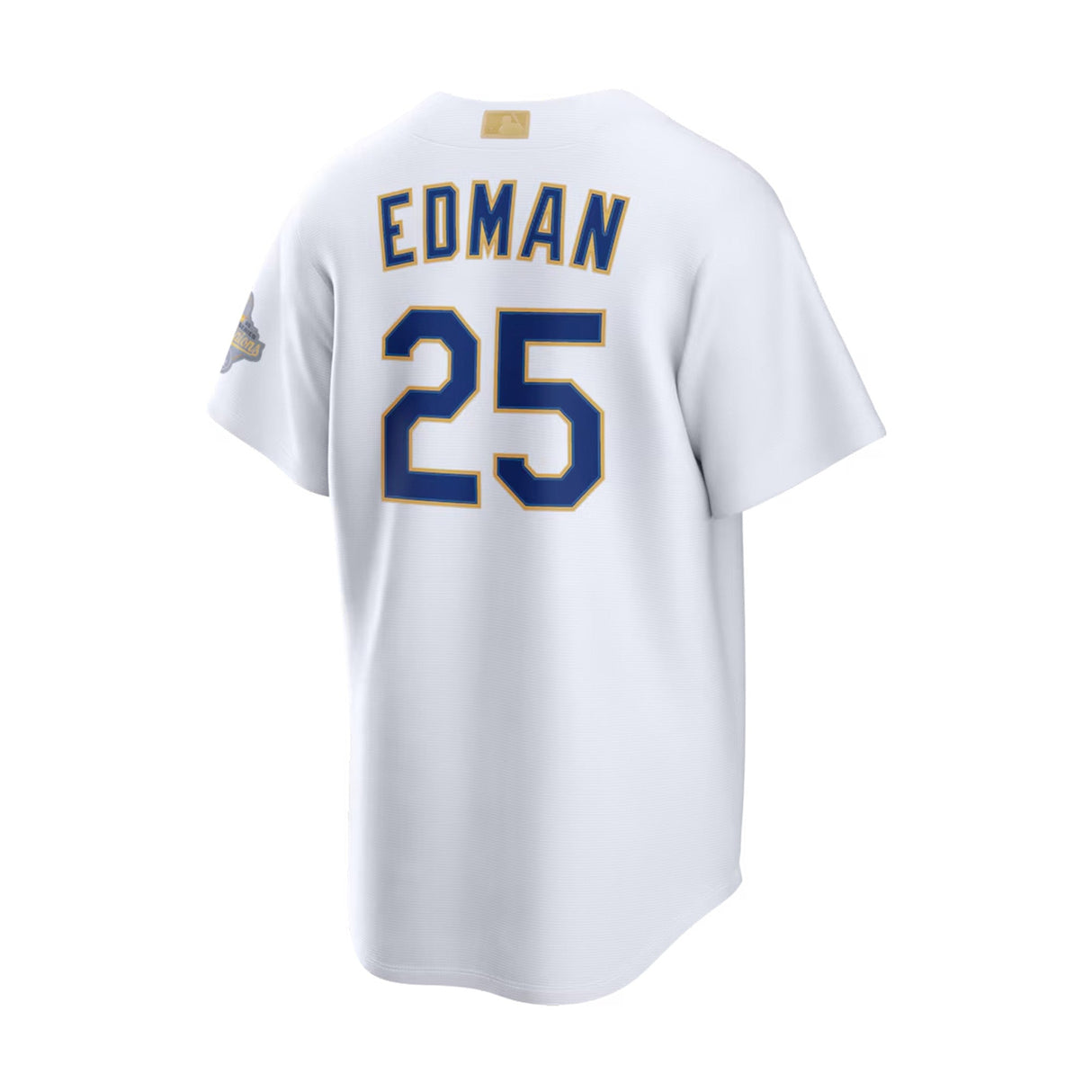 Los Angeles Dodgers Tommy Edman 2026 Gold Collection White Stadium Jersey - Nike - 312302411601