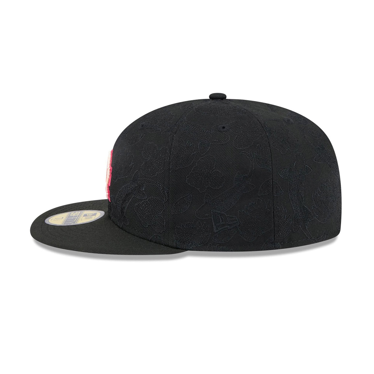 Los Angeles Dodgers Tonal Koi Black & Pink 59FIFTY Fitted Hat - New Era - 23862841101