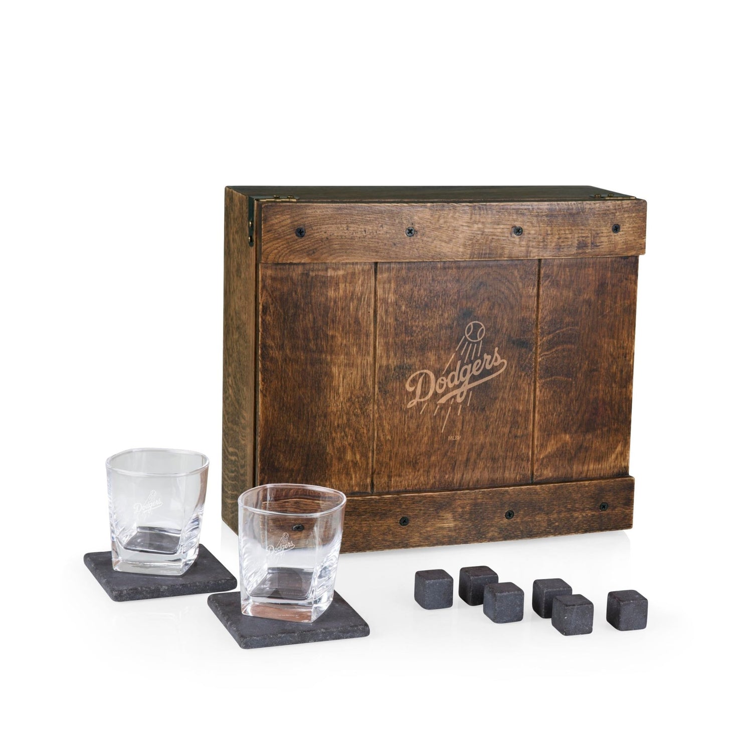 Los Angeles Dodgers - Whiskey Box Gift Set - Picnic Time Family of Brands - 099967413725