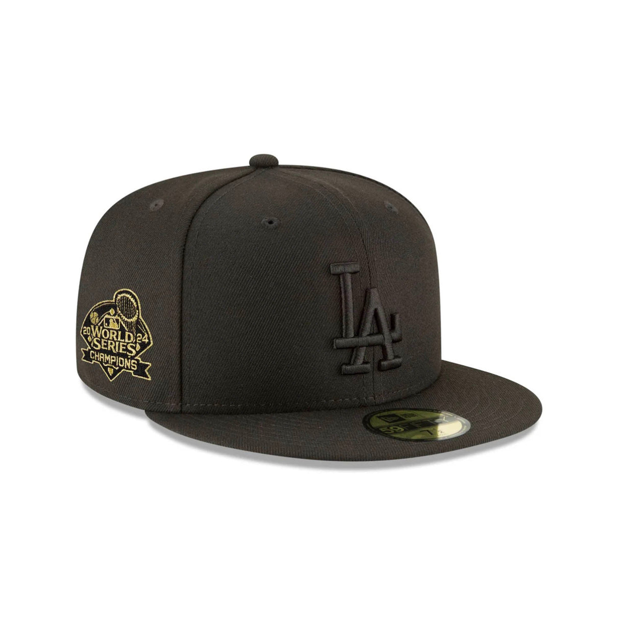 Los Angeles Dodgers World Series Champions Blackout 59FIFTY Fitted - New Era -