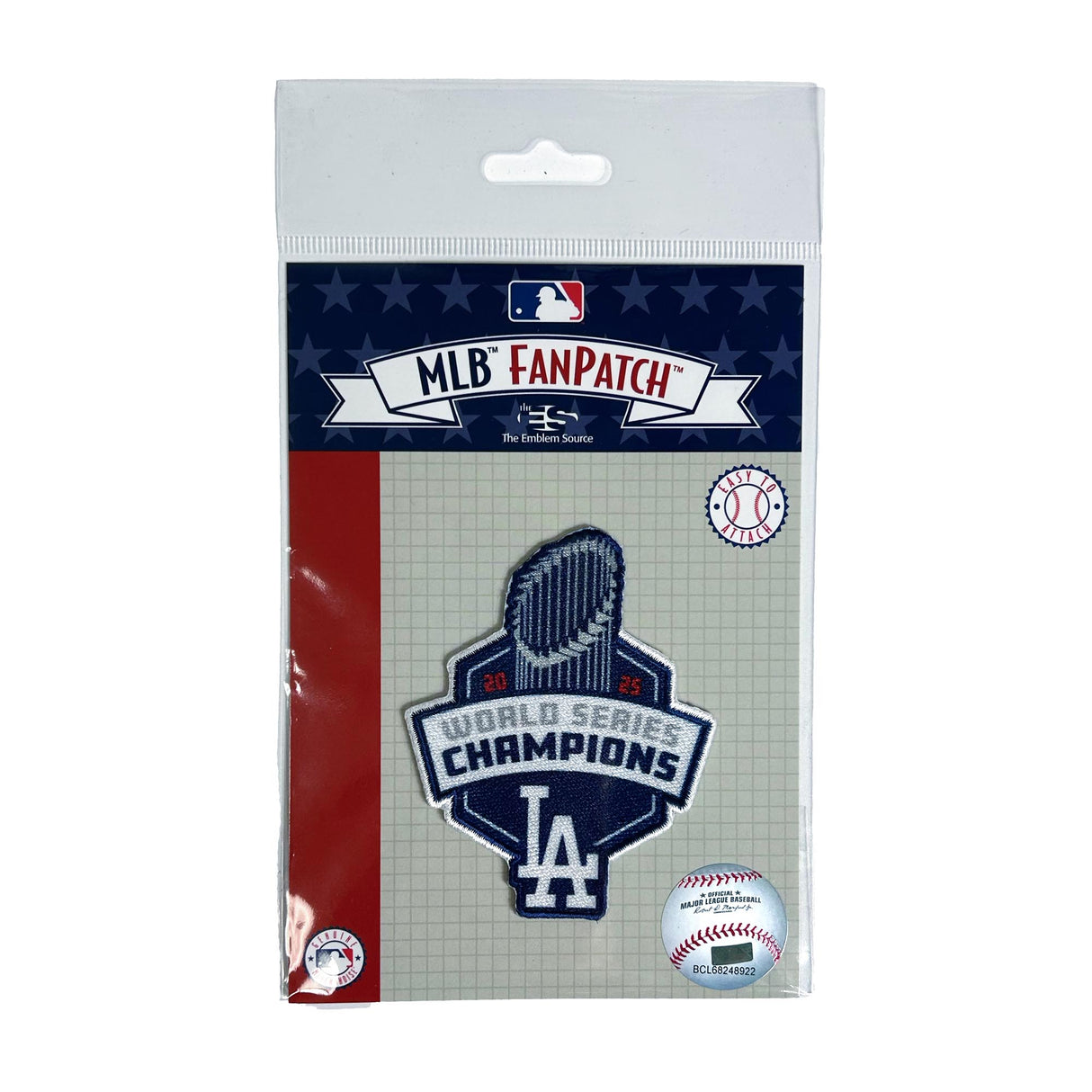 Los Angeles Dodgers World Series Champions Blossom 3" FanPatch - The Emblem Source -
