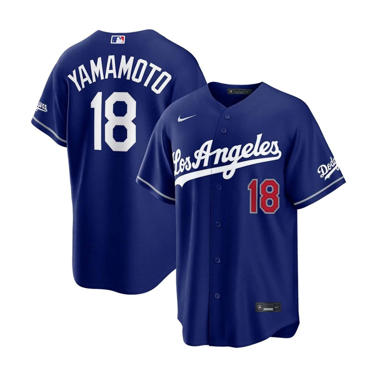 Los Angeles Dodgers Yoshinobu Yamamoto Alternate Blue Stadium Jersey - Nike - 235905411501