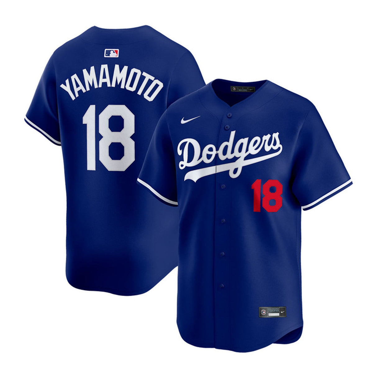 Los Angeles Dodgers Yoshinobu Yamamoto Nike® Alternate Royal Limited Jersey - Nike -