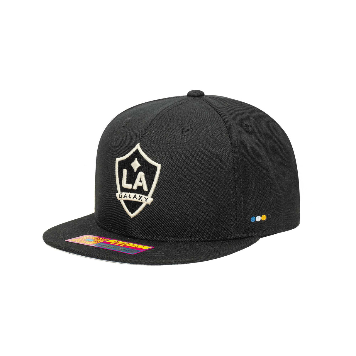 Los Angeles Galaxy Black Glow - in - the - Dark Logo Snap Back - Fan Ink -