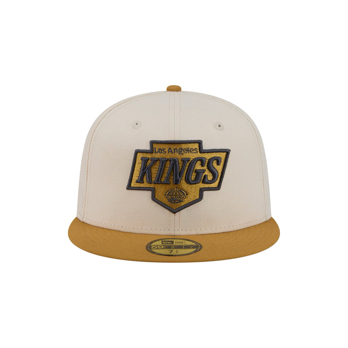 Los Angeles Kings Two - Tone Cream Gold 59FIFTY Fitted Hat - New Era - 230510231601