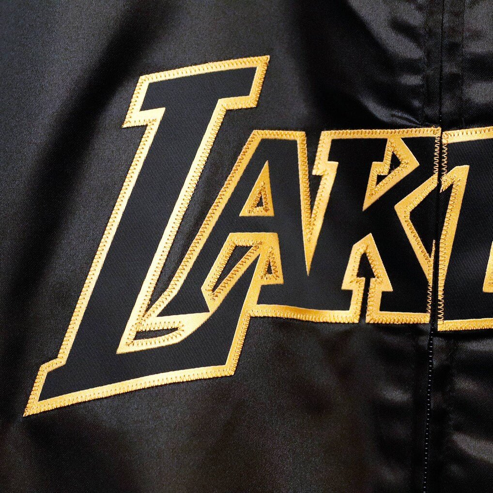 Los Angeles Lakers Big Face 4.0 Satin Full - Zip Jacket - Mitchell & Ness -