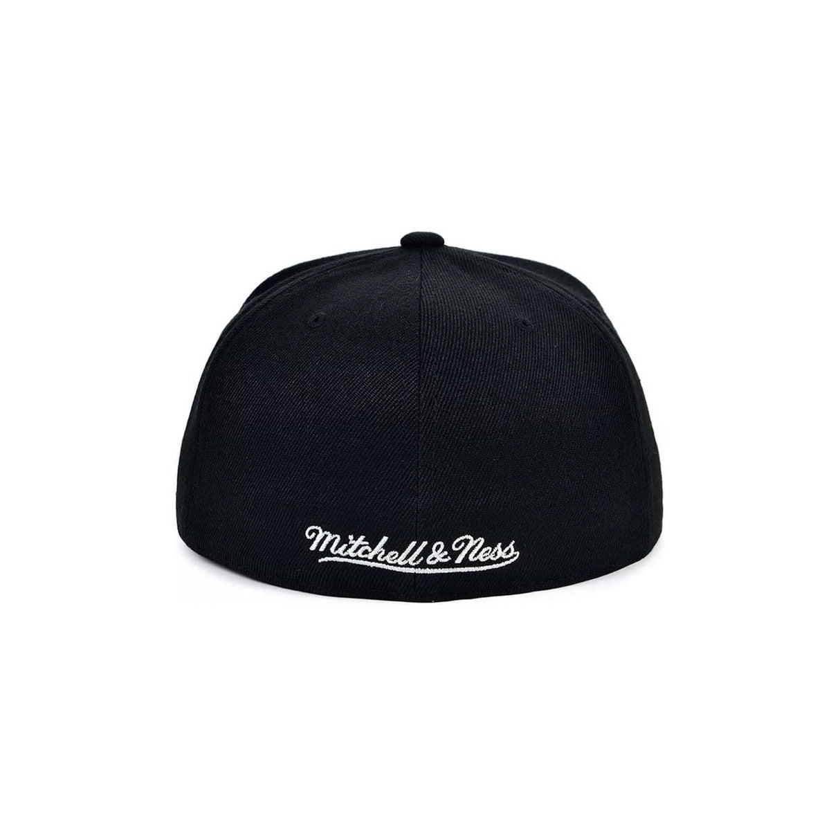 Los Angeles Lakers Black Hardwood Classics Core Fitted Hat - Mitchell & Ness -