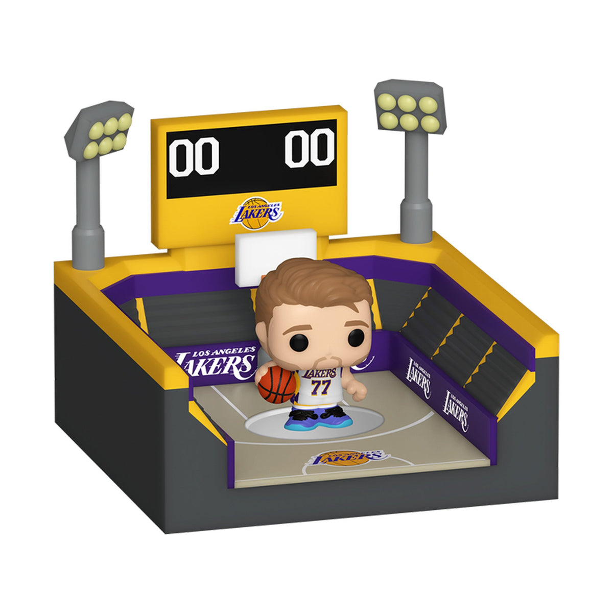 Los Angeles Lakers Luka Doncic Bitty Pop! Towns Basketball Arena - Funko - 15080321601
