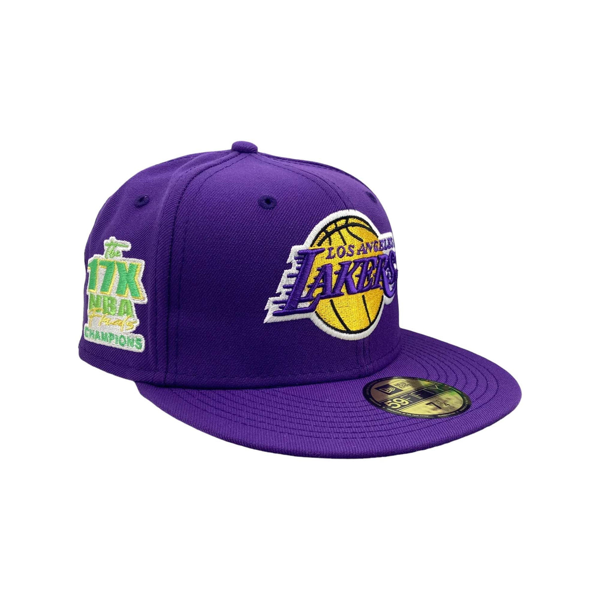 Los Angeles Lakers Purple 17X NBA Champions 59FIFTY Fitted Hat - New Era -