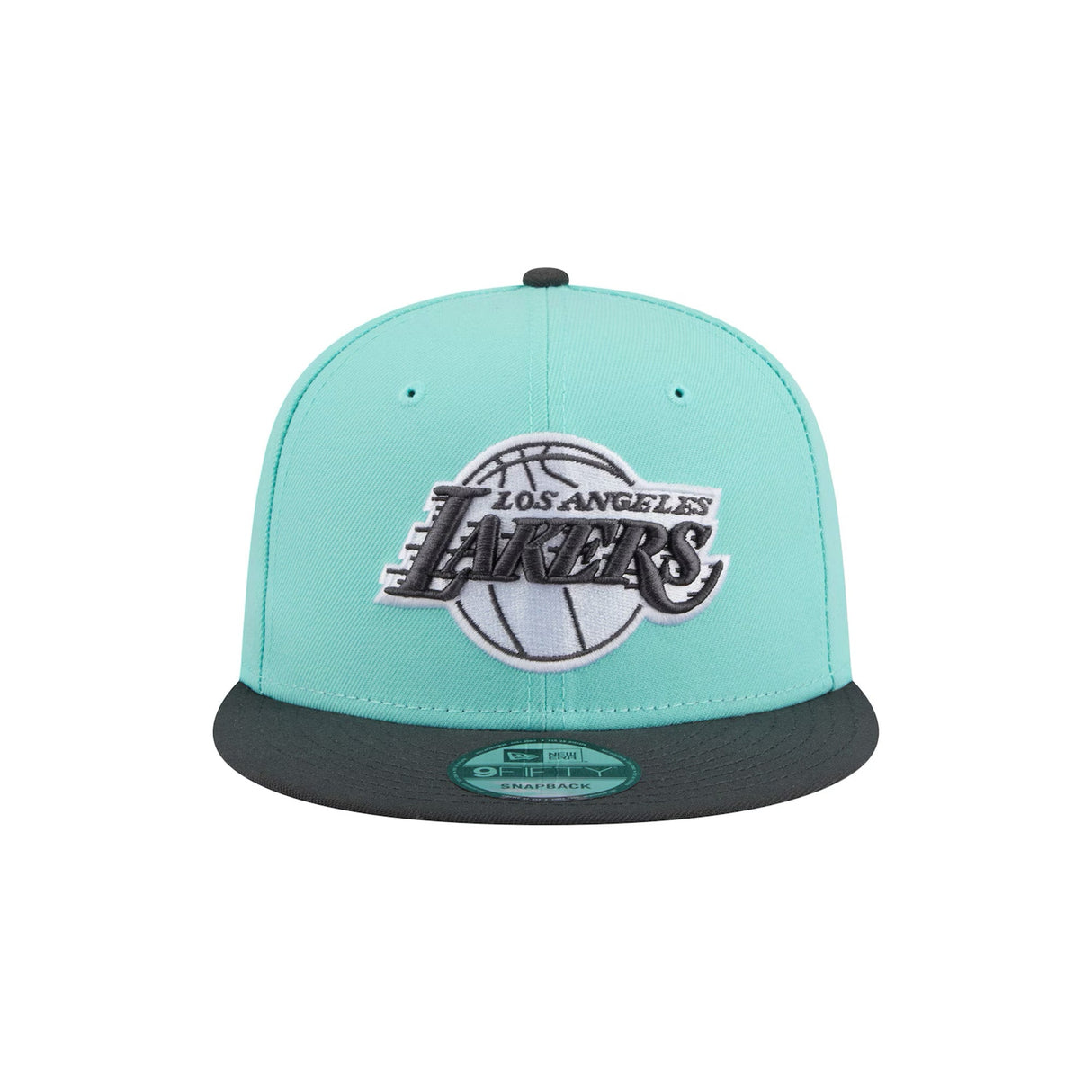 Los Angeles Lakers Two - Tone Turquoise Charcoal 59FIFTY Fitted Hat - New Era - 23440521601