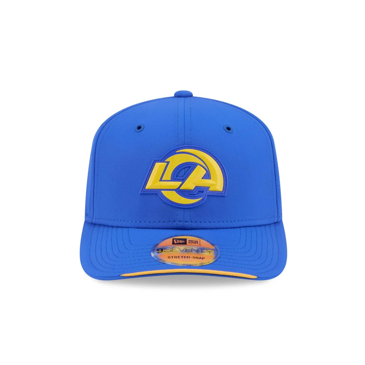 Los Angeles Rams 2026 NFL Sideline Collection Royal Blue 9SEVENTY Stretch-Snap Hat - New Era - 23850512401