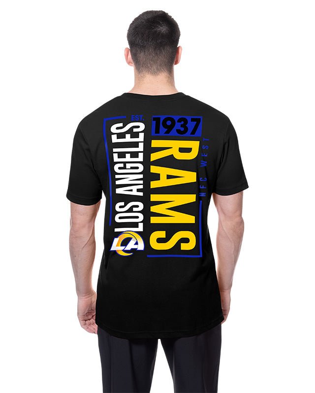 Los Angeles Rams Black New Era 2 - Hit Boxy T-Shirt - New Era -