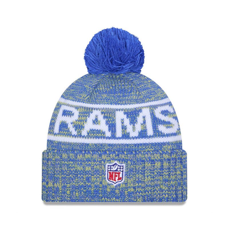 Los Angeles Rams Knit Pom Beanie - New Era -