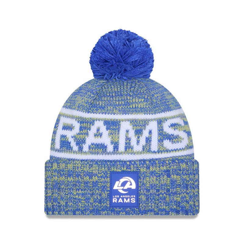 Los Angeles Rams Knit Pom Beanie - New Era -