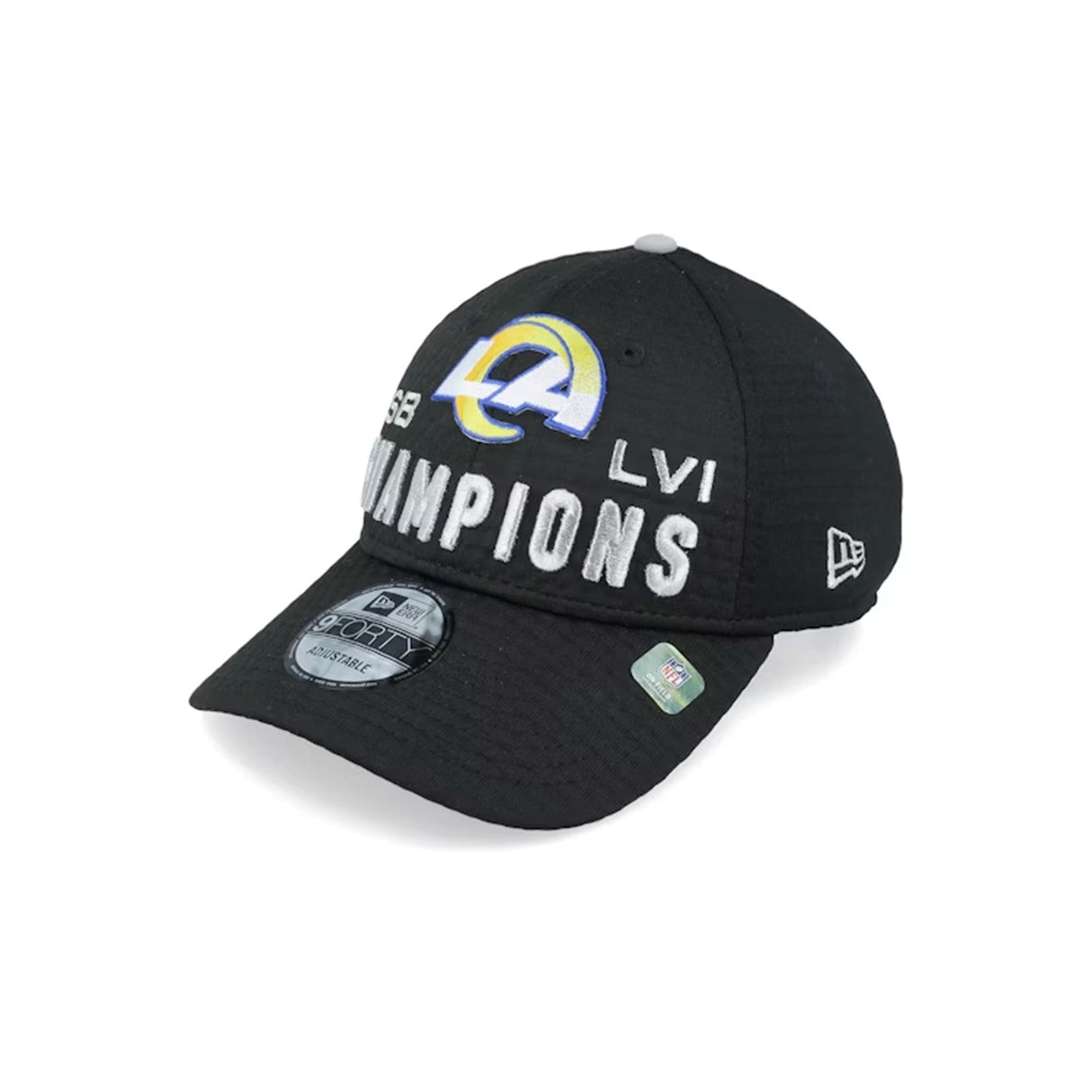 Los Angeles Rams NFL Super Bowl Champions 9FORTY Black Adjustable - New Era -