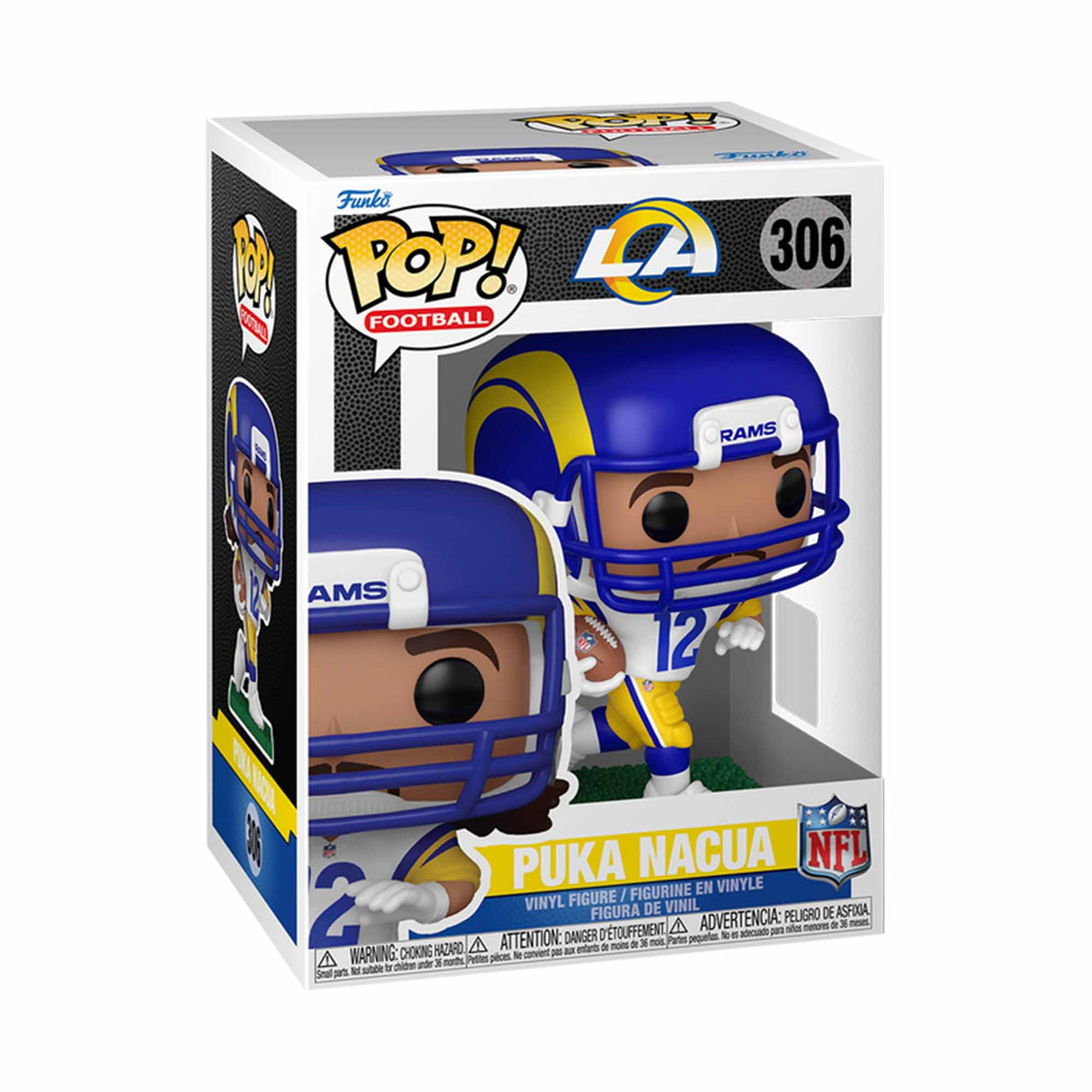 Los Angeles Rams Puka Nacua Pop! Football Funko 306 - Funko -