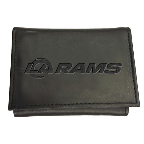 Los Angeles Rams, Tri - Fold Wallet, Black - EG Collective - 843771031008