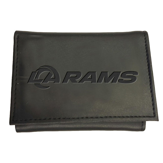 Los Angeles Rams, Tri - Fold Wallet, Black - EG Collective - 843771031008