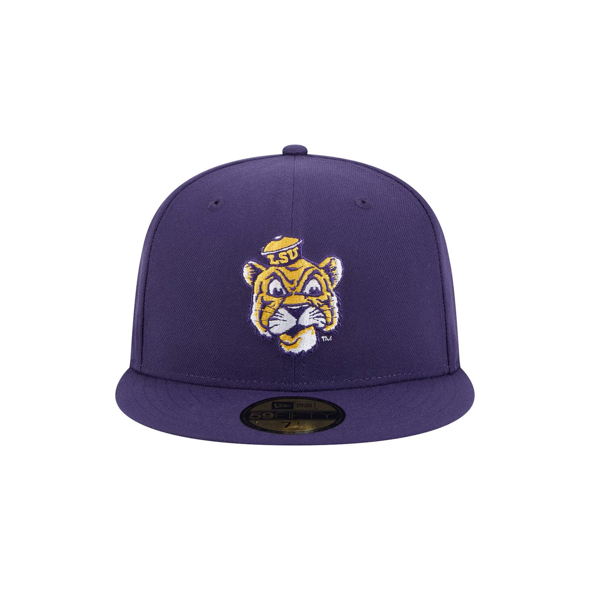 LSU Tigers Mascot College Vault Purple 59FIFTY Fitted Hat - New Era - 23480363201
