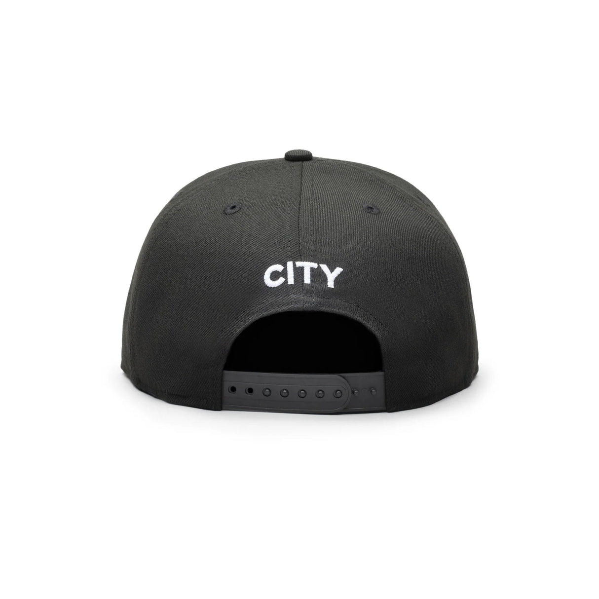 Manchester City Black & White Classic Badge Snap Back - Fan Ink -