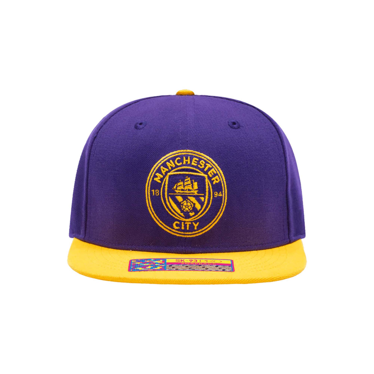 Manchester City Purple/Gold FT - 90 Pro Fitted Hat - Fan Ink -