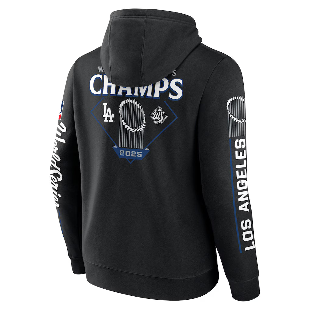 Los Angeles Dodgers 2025 World Series Champions Black Pullover Hoodie