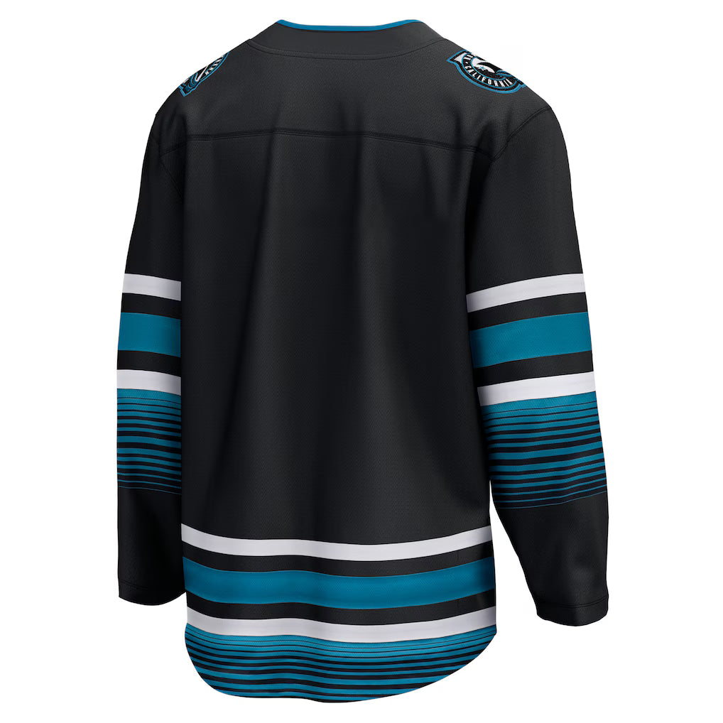 YOUTH San Jose Sharks Black Alternate Breakaway Jersey