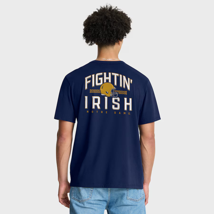 Notre Dame Fighting Irish Navy Quad Legacy T-Shirt