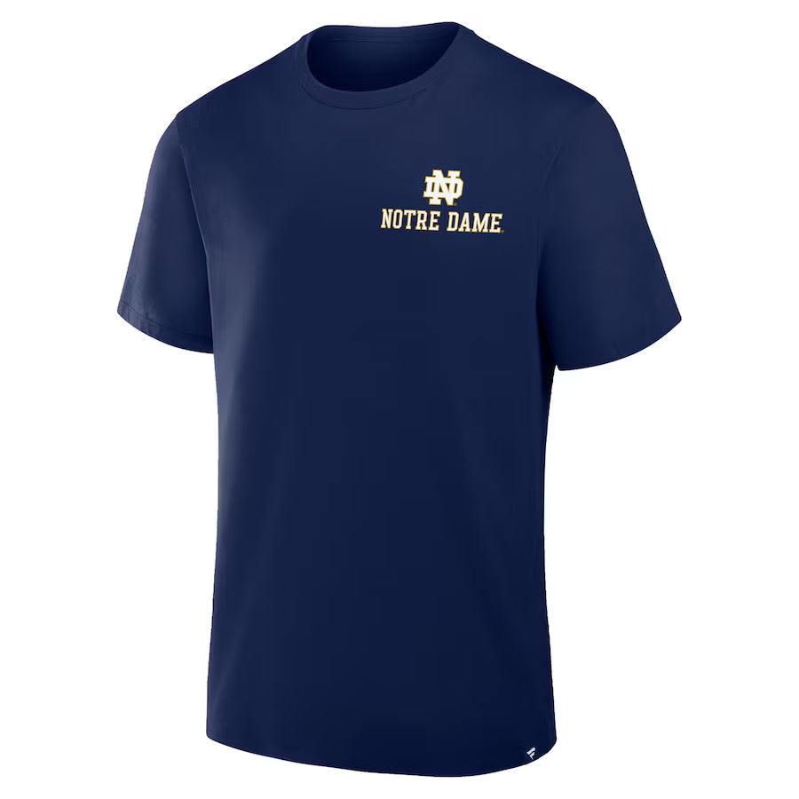 Notre Dame Fighting Irish Navy Quad Legacy T-Shirt